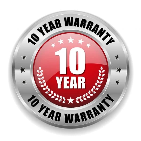 10 years warranty