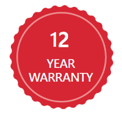 12 year warranty