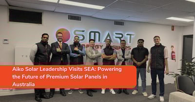 Aiko Solar Leadership Visits SEA: Powering the Future of Premium Solar Panels in Australia