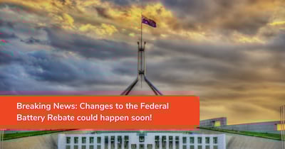 Breaking News: Changes to the Federal Battery Rebate could happen soon!