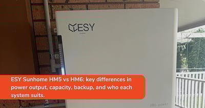 ESY Sunhome HM6 & HM5 Explained: Which Battery System Is Right for Your Home?