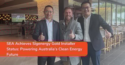 SEA Achieves Sigenergy Gold Installer Status: Powering Australia’s Clean Energy Future