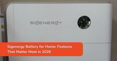 Sigenergy Battery for Home: Features That Matter Most in 2026