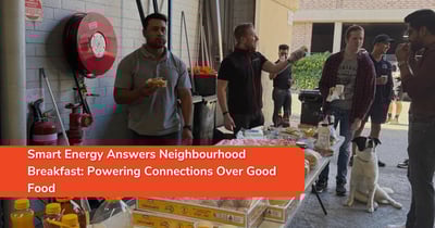 Smart Energy Answers Neighbourhood Breakfast: Powering Connections Over Good Food