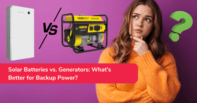 Solar Batteries vs. Generators: What’s Better for Backup Power?