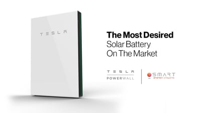 The Most Desired Solar Battery On The Market - Tesla Powerwall