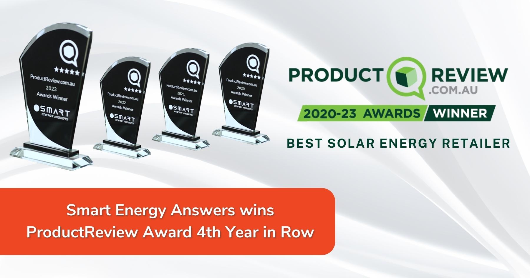 Smart Energy Answers Wins ProductReview Award 4th Year in a Row - featured image